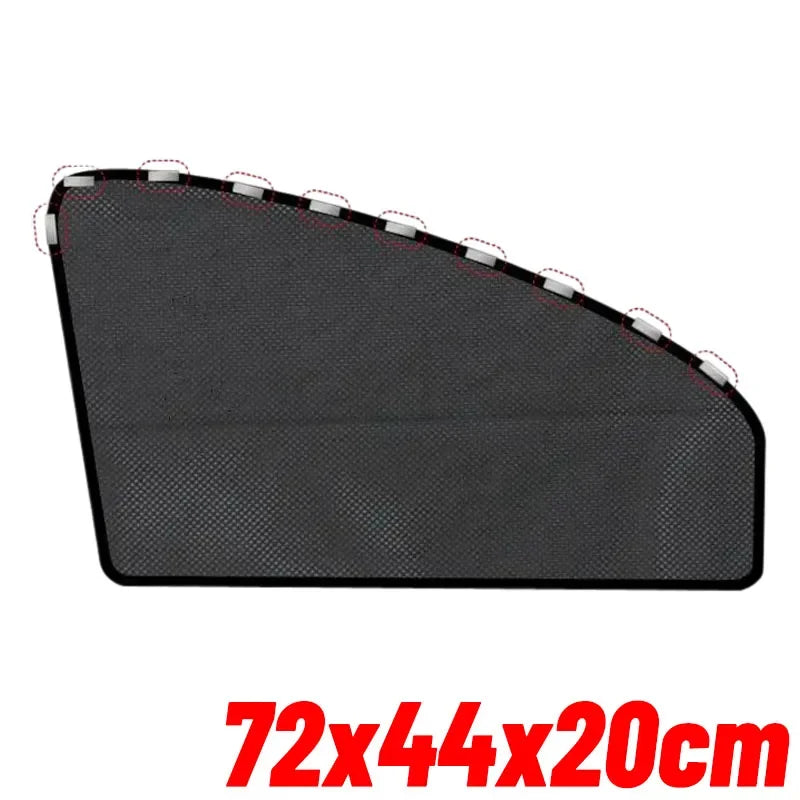 Rideau par soleil magnetique pour voiture - pack 4 Pieces
