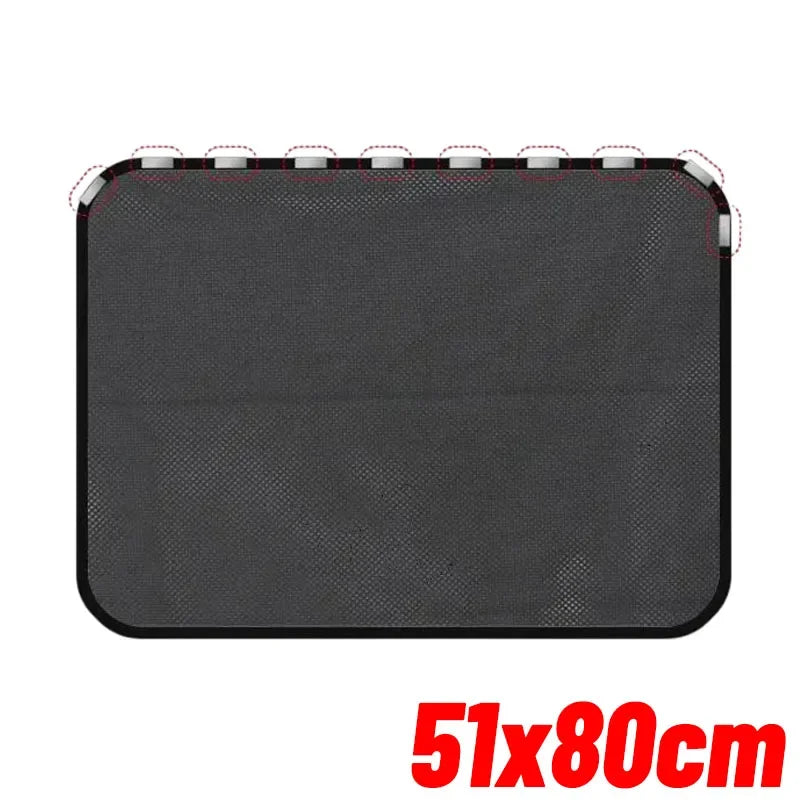 Rideau par soleil magnetique pour voiture - pack 4 Pieces