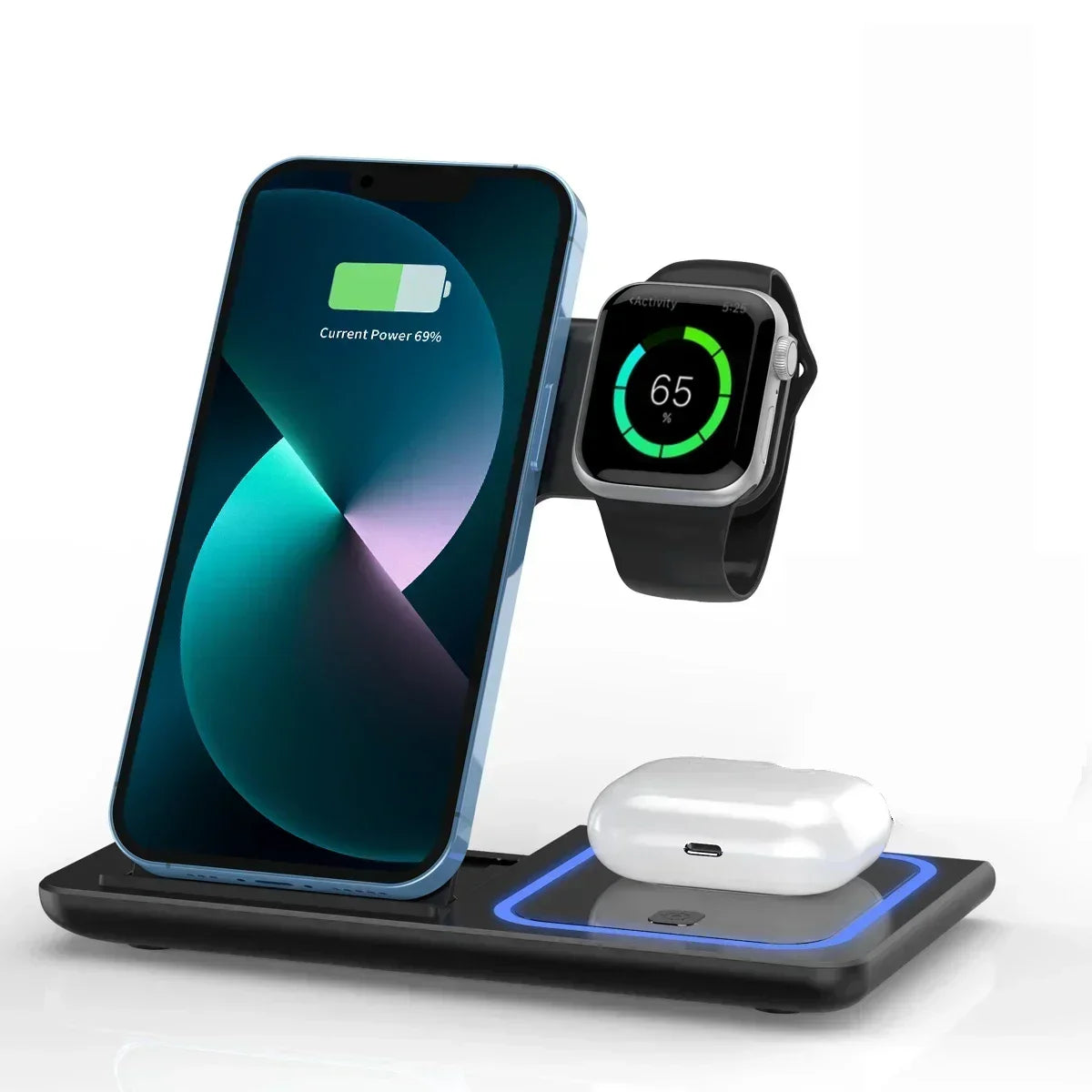 Station de Charge Sans Fil Rapide - Rechargez Tous Vos Appareils